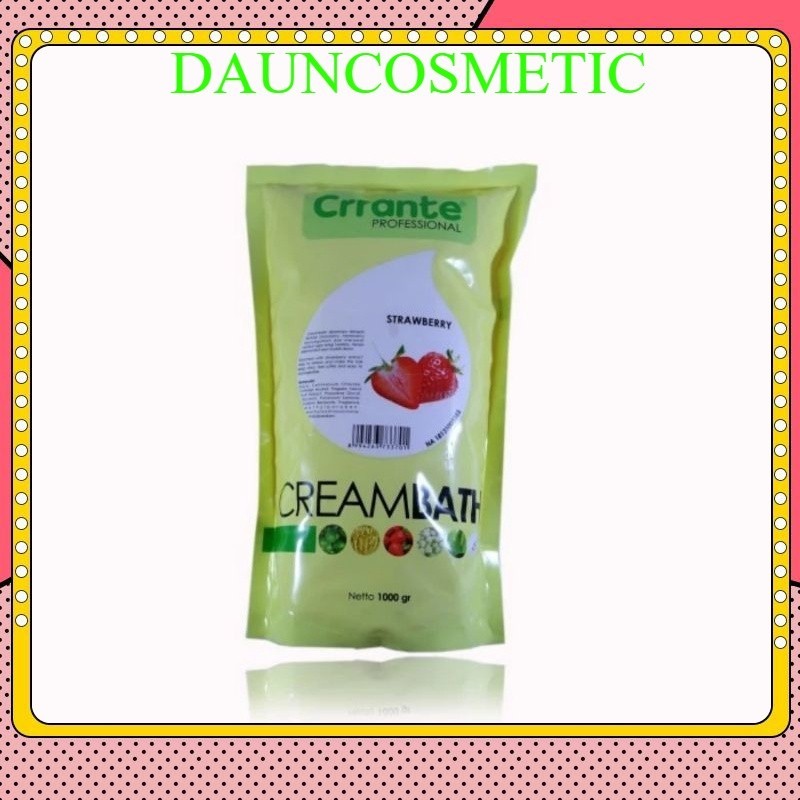 Crrante Creambath Refill Strawberry -1kg / -1000gr