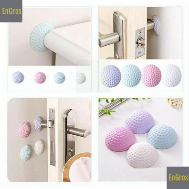 

Pengaman Pintu Tembok Karet Penahan Gagang Pintu Lemari Door Fenders Stopper Laci Rumah Model Bola Golf Silicone Pengaman Tembok Dinding Anti Lecet