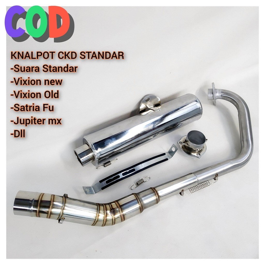 Knalpot Suzuki Satria Fu Suara Ori Standar Vixion Sonic Jupiter Mx Sonic 150 Mx King verza