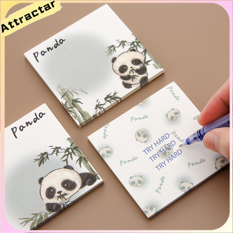 

Buku Memo Panda Tearable Sticky Note Kreatif Memo Kartun Lucu Booklet