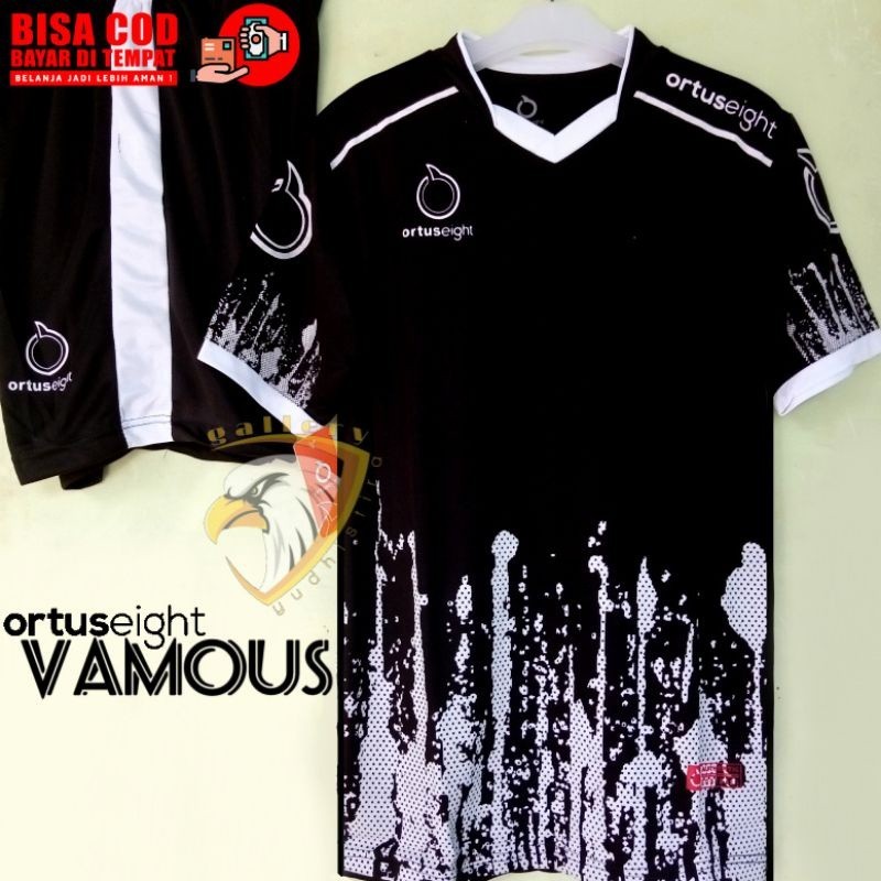 Setelan Jersey Bola Dewasa Baju Bola Futsal Ortuseight Gelombang