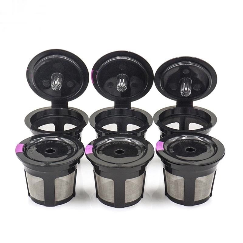 1pc Refillable Coffee Filter Cup Reusable Coffee K-cup Filter Baskets Coffee Capsules Dripper For Ke