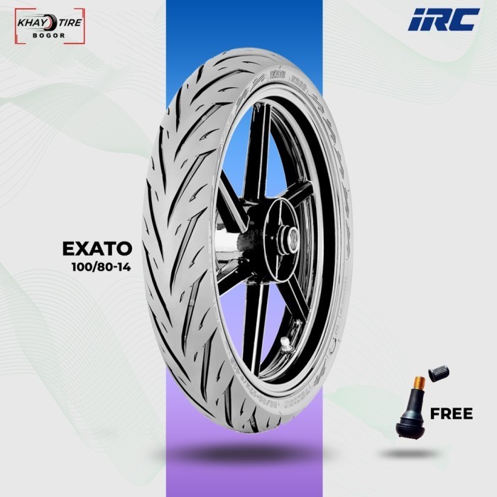 Ban Tubles Motor Matic IRC EXATO 100/80-14