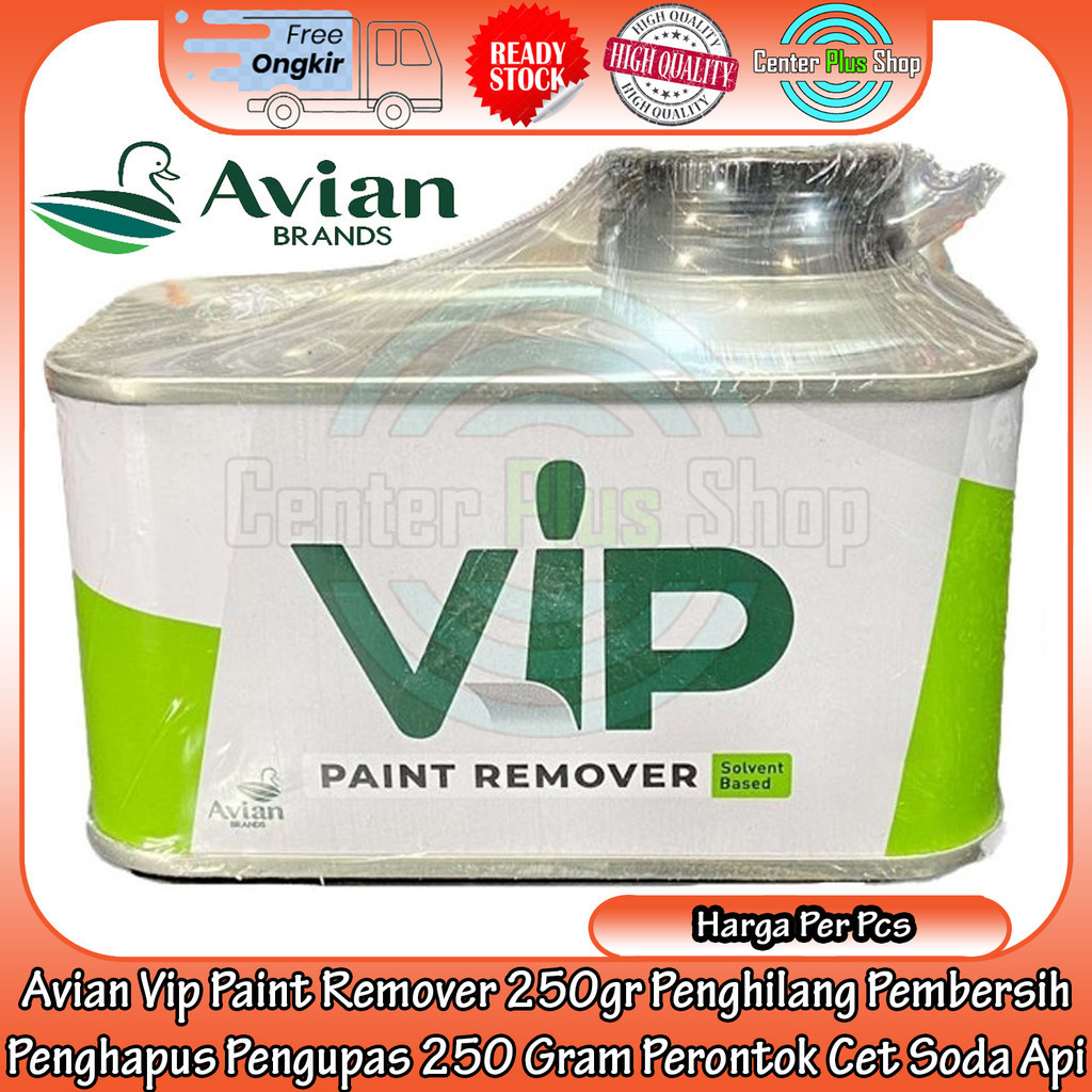 

Paint Remover 250gr Avian Vip Penghapus Pengupas 250 Gram Gr Penghilang Pembersih Perontok Cet Soda Api Menghilangkan Mengelupaskan Cat Enamel Lacquer Baking Printing Politur Vernis Besi Kayu minyak dinding tembok rontok kupas hapus