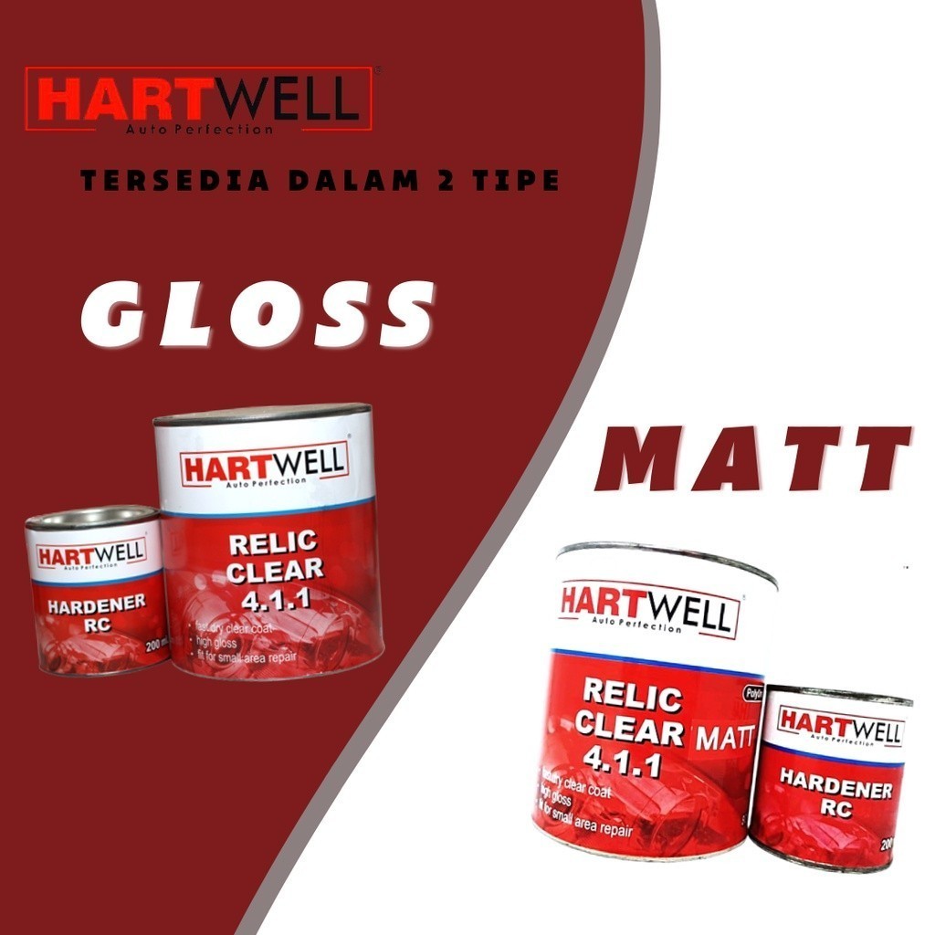 

Clear Hartwell Semi Doff ( 250ml )