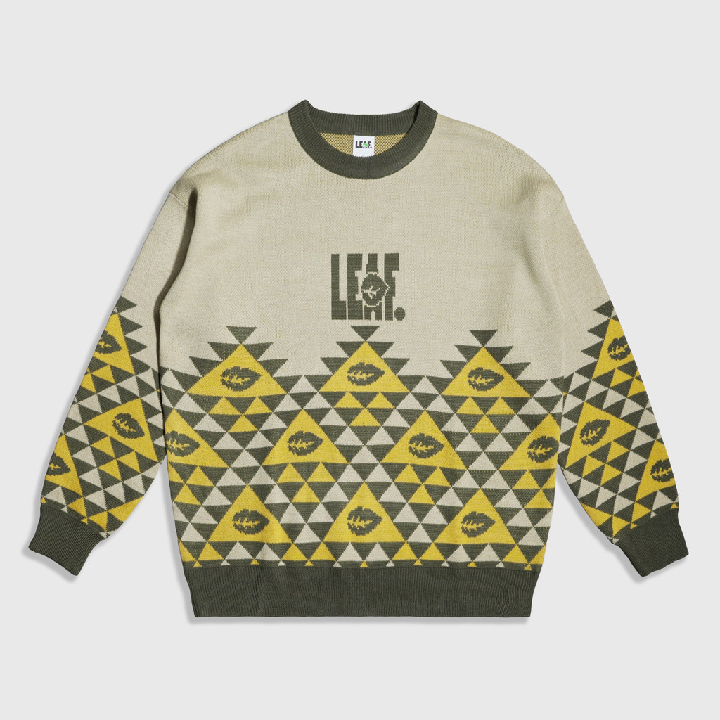 LEAF Magic Cream Knitwear Crewneck