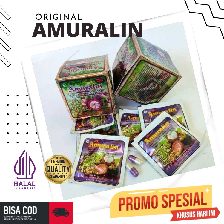

AsamUrat Amuralin pegalinu 1 box isi 20 sachet