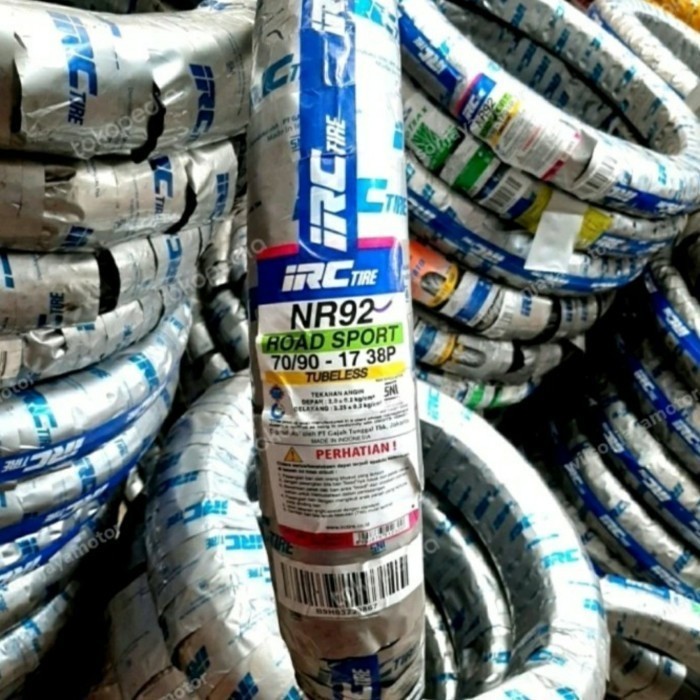 Ban IRC Tubles 70 90 17 Ban Motor 70/90-17 Tubeless IRC