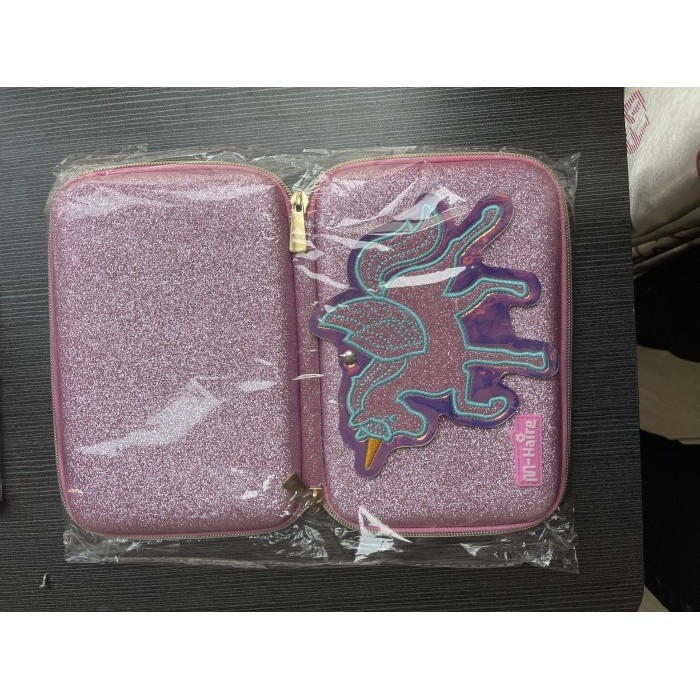 

NEW ! BEST SELLER kotak pensil dan alat tulis smiggle EVA hardcase unicorn 3d waterproof