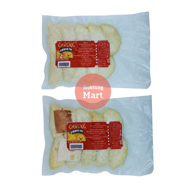 

Ohreng Cireng Isi Ayam Suwir Mercon / Isi Keju Mozza 10pcs Frozen
