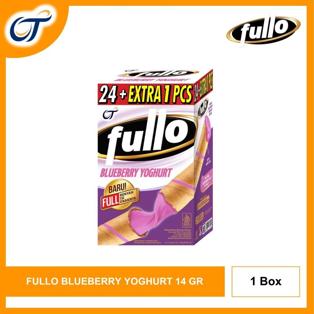 

Fullo Stick Blueberry Yoghurt 14GR - [1 Box Isi 24 + Free 1 Pcs]