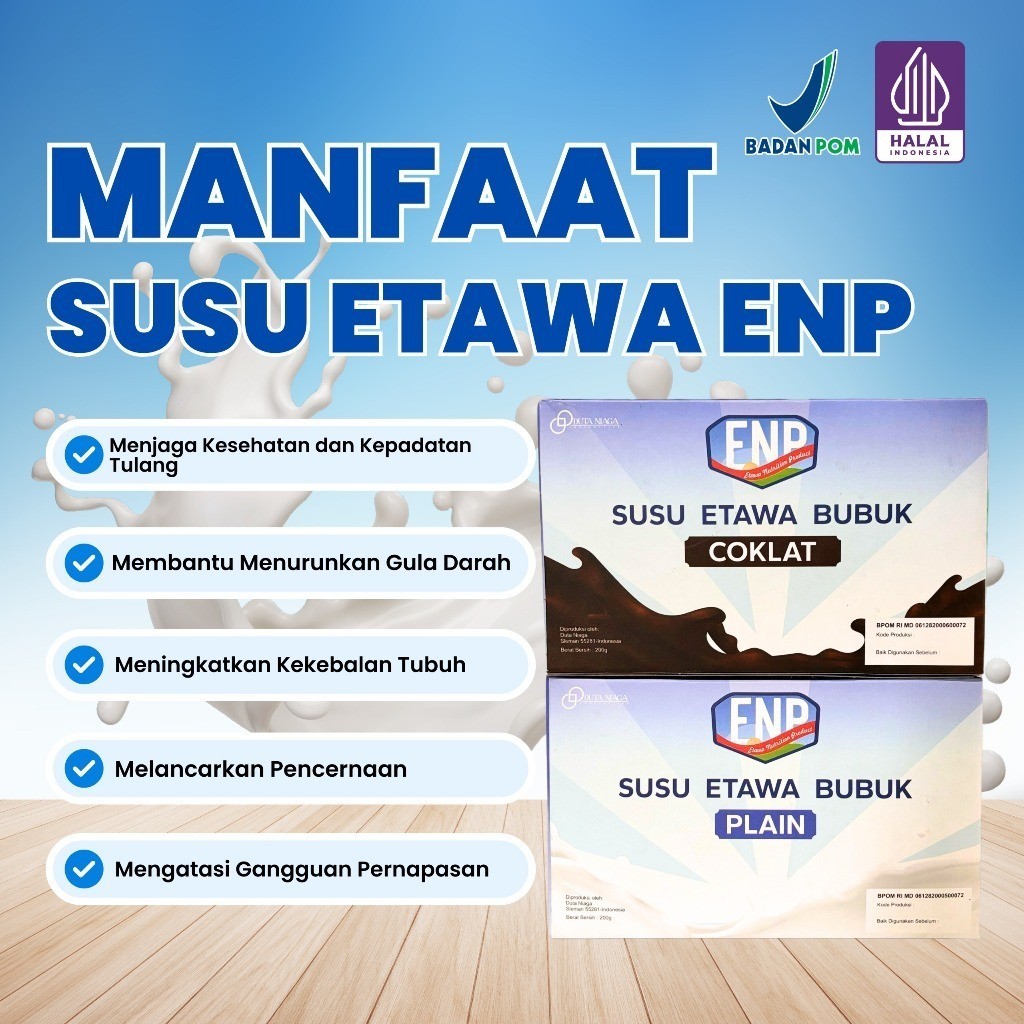 

BELI 3 GRATIS 1 BOX ENP Susu Kambing Etawa Bubuk 200 gram