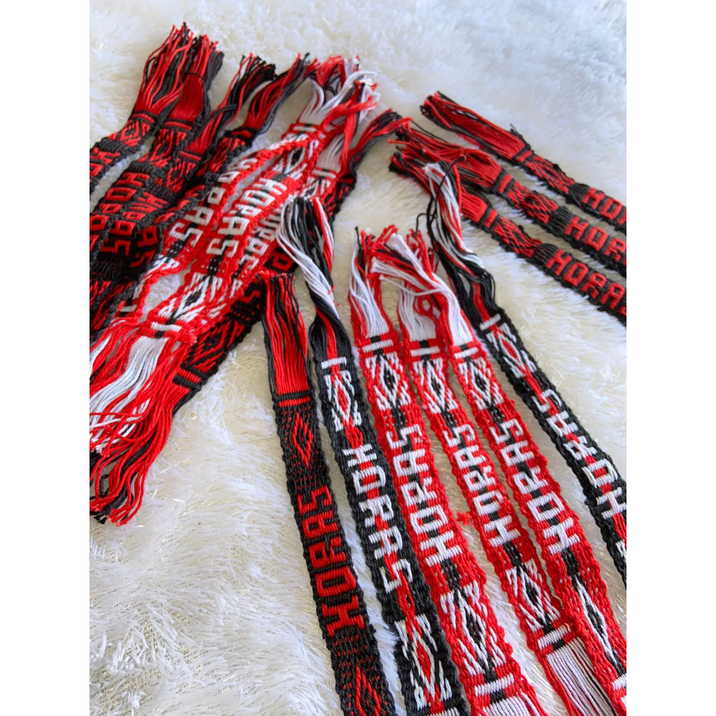 Gelang Tangan Tenun Etnik Ulos Sortali Batak Sumatera Motif Random Warna Acak Handmade Souvenir Khas