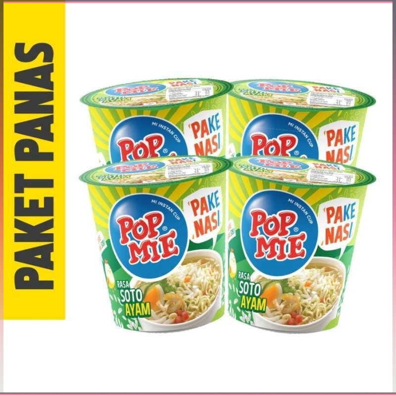 

Pop Mie PAKE NASI Rasa Soto Ayam 75gr