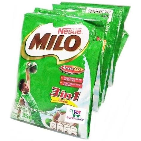 

TERJUAL Milo 3 in 1 Sachet Susu Bubuk 1 Renceng
