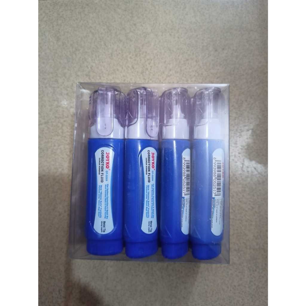

(12 Pcs / 1 Lusin) Tipe x / Correction Fluid JOYKO CF-S209 Biru