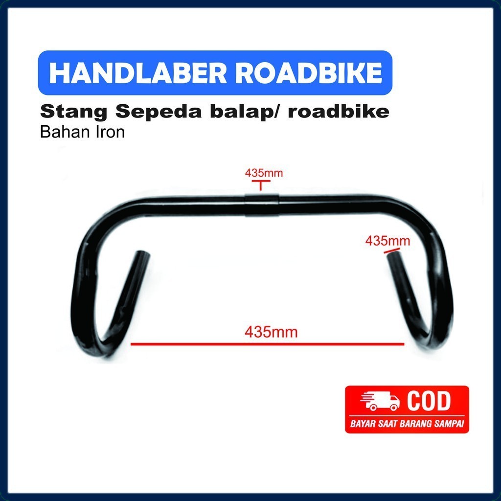 Handlaber Roadbike Dropbar Setang Stang Pixie Sepeda Balap