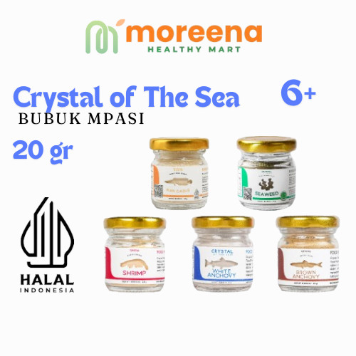 

Crystalof The Sea - Brown / White Anchovy / Bubuk Ikan Teri Nasi MPASI