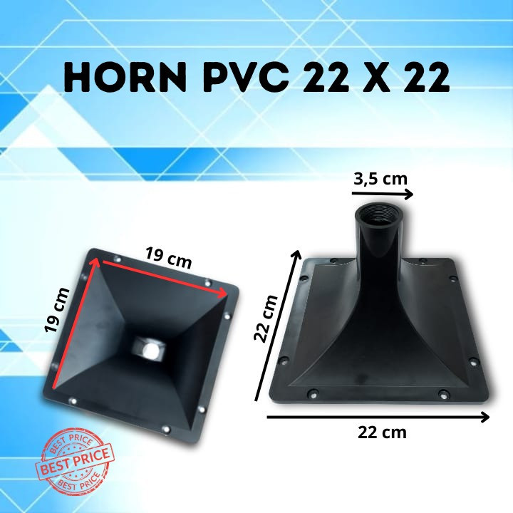 SMART HORN PVC 22 X 22 HORN TWEETER PANEL KOTAK A POLOS
