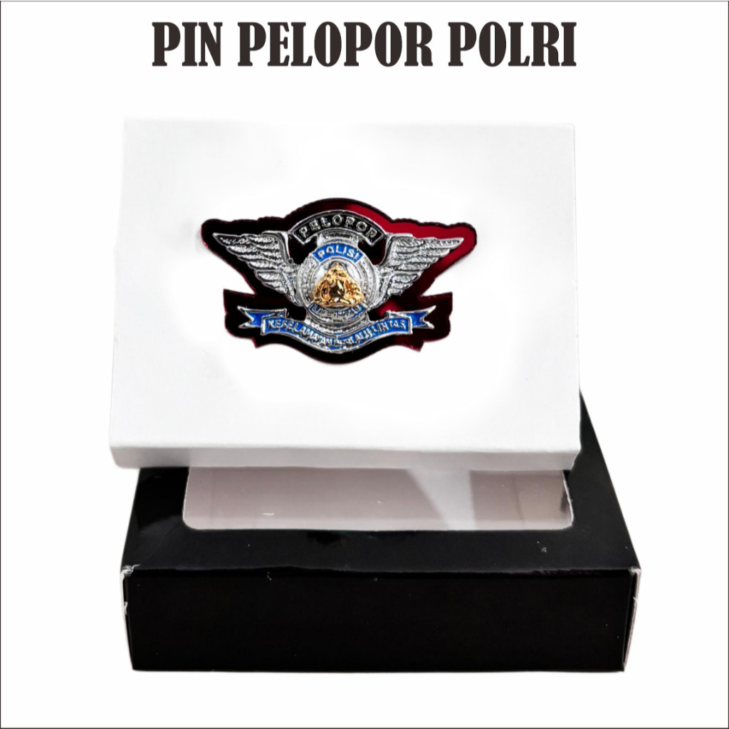 PSN_Atribut ATRIBUT POLISI Brevet / Lencana PELOPOR LALU LINTAS POLRI / ATRIBUT POLISI WING PELOPOR 