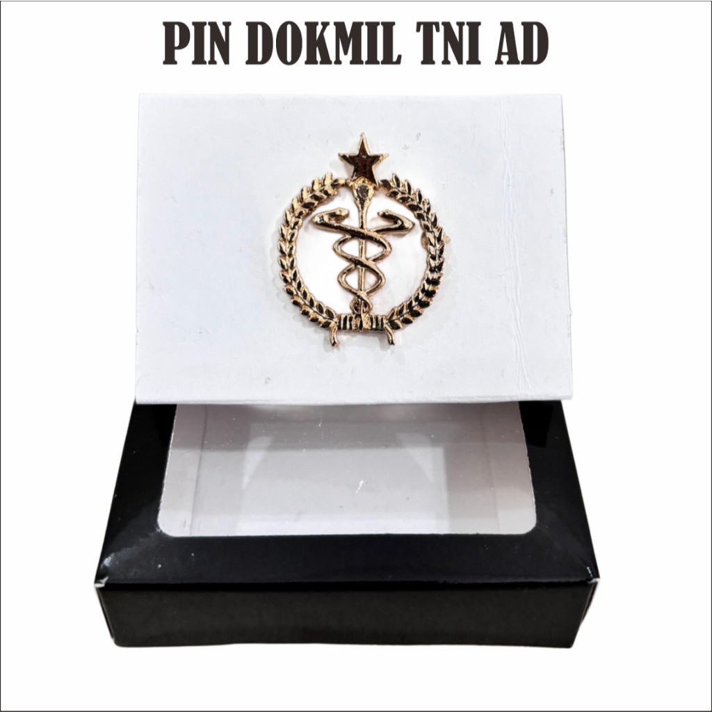 PSN_Atribut brevet wing pin dokmil dokter militer pdh tni ad bahan dari logam berkualitas Terbaru