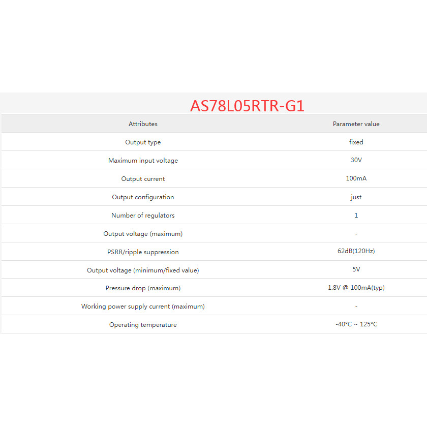 10PCS AS78L05RTR-G1 BCX55TA  AS78L05RTR-E1 AZ431AR-ATRE1 Original genuine voltage regulator, IC chip