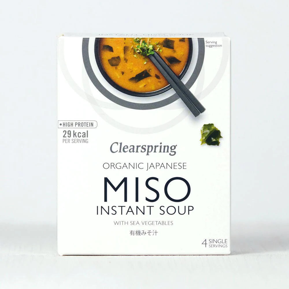 

Saus Saos Bumbu Masakan Instant Jepang Clearspring Organic Japanese Instant Miso Soup With Sea Vegetable (4x10 g)