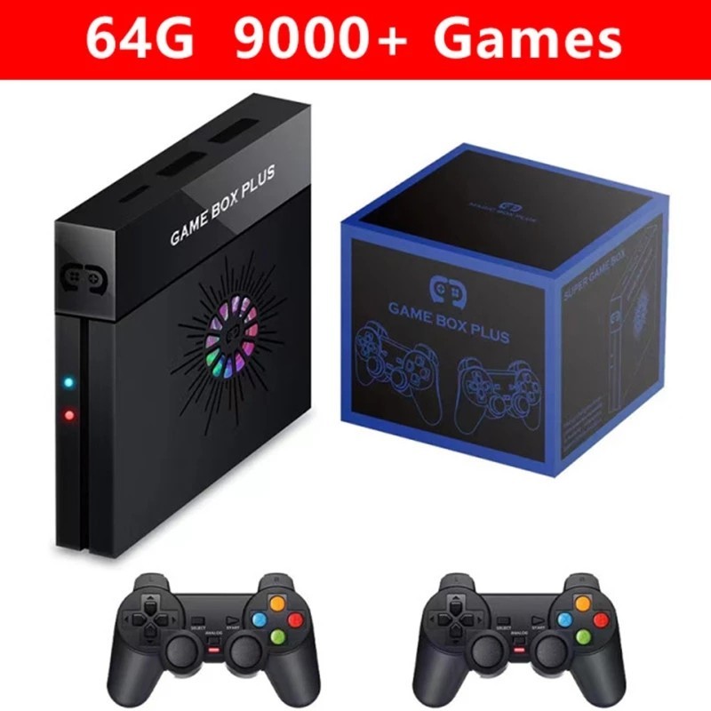 2022 New Retro Mini X6 Video Game Consoles Tv Box Magic Box Built In 10000+ 3D Games for Psp/n64/psx