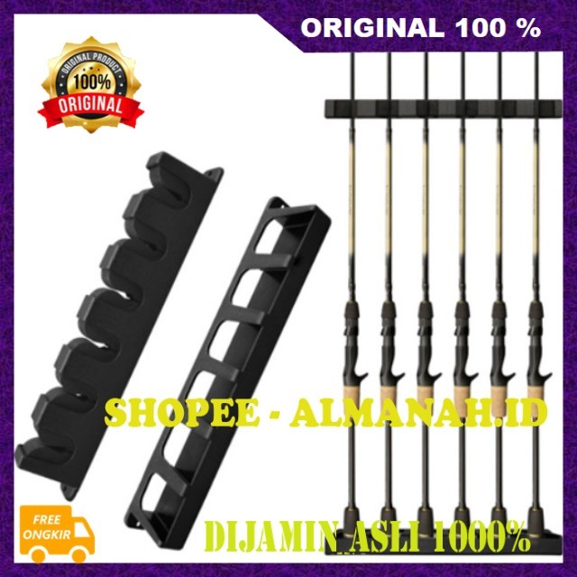 [BISA COD] Rak Pancing Dinding Gantungan Pancing Joran Dinding Tempat Pancing Dinding Rak Joran Panc