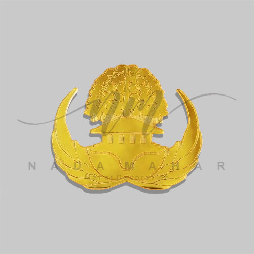 18 - 25 cm Logo KORPRI ABDI NEGARA | Emblem | Lambang Akrilik Cermin | Seserahan Mahar | Chipboard |