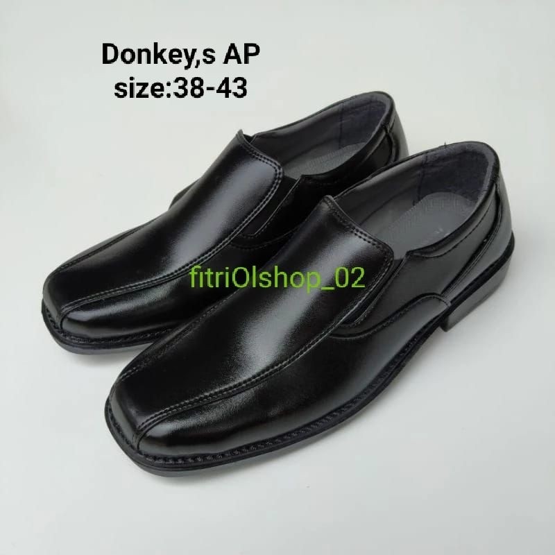 Sepatu Pantofel Hitam Formal Pria Donkey,s AP