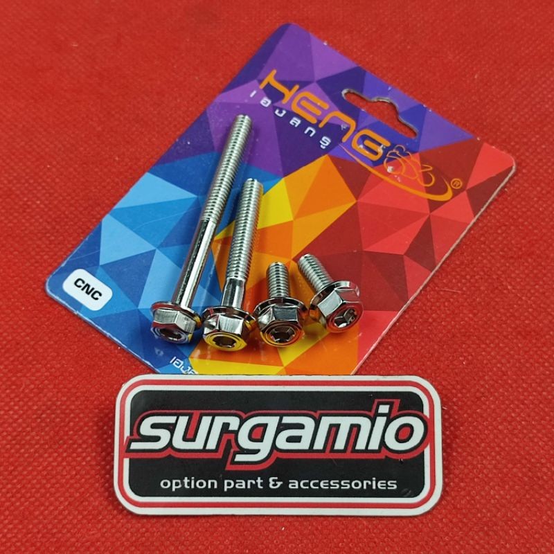 Probolt baut cover cvt mio soul 2 kunci stainless