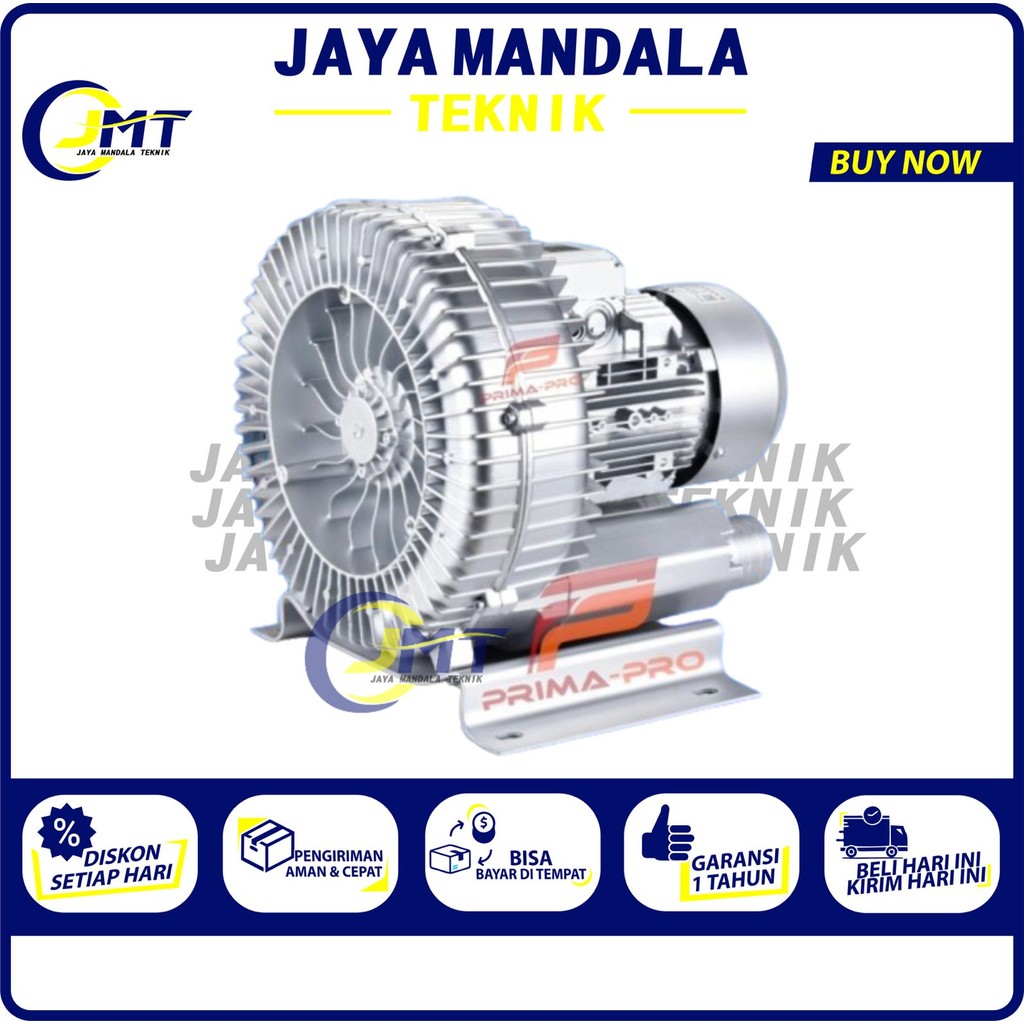 RING BLOWER ROTOR 1,5 HP 1,1KW 220/380V BLOWER VORTEX TAMBAK KOLAM Ring blower 1.5Hp Rings blower
