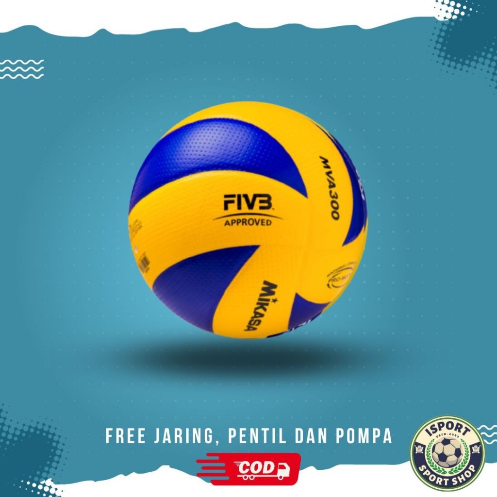 MIKASA Bola Volly Mikasa MVA300 Grade ORIGINAL Made in Japan