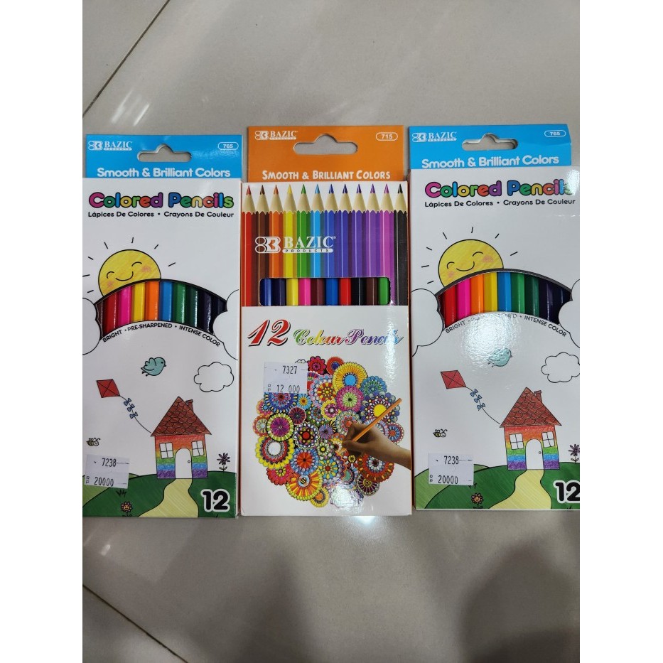 

PENSIL WARNA BAZIC 12 PJG 765