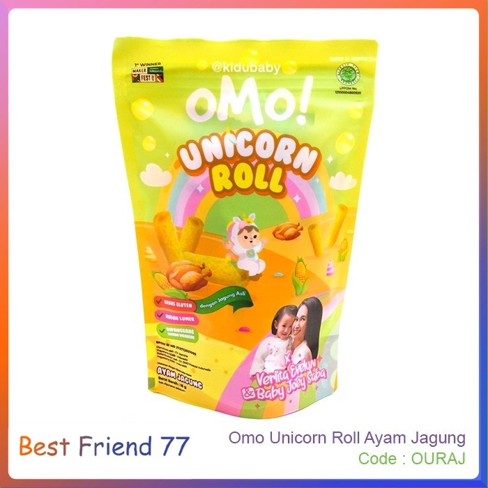 

BIG SALE !!! Omo Unicorn Roll Cemilan Anak & Snack