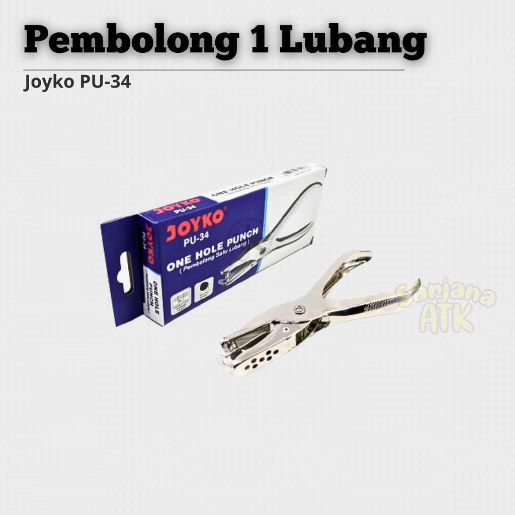 

Pembolong 1 Lubang / One Hole Punch Joyko PU-34