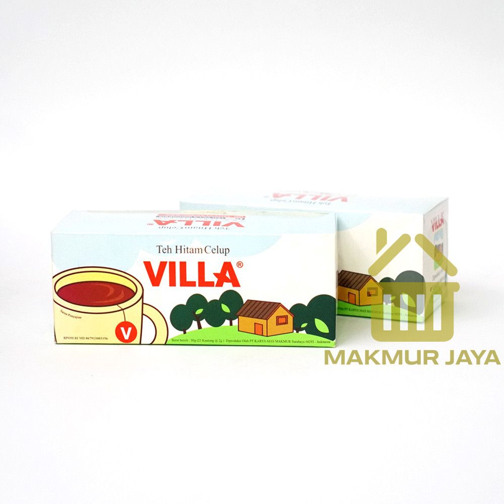 

TEH VILLA Kotak Celup, Teh Hitam Celup Kotak (Kotak) - Teh Hitam, Black Tea