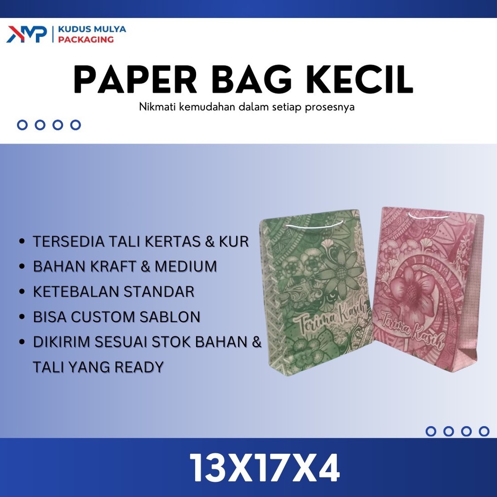 

PAPER BAG SOUVENIR KECIL / 13cm X 17cm X 4cm / PAPERBAG BATIK / PAPER BAG KADO