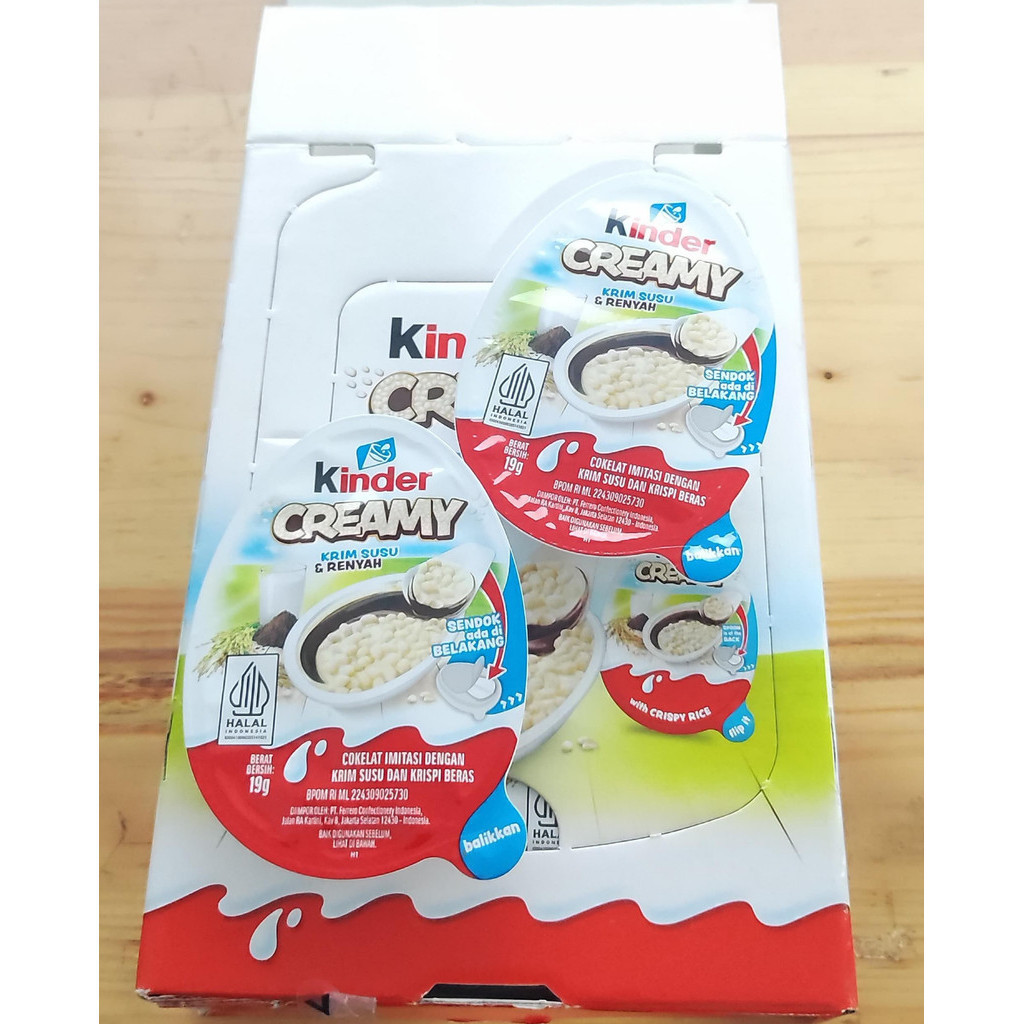 

Kinder Creamy T12 19 gr PCS