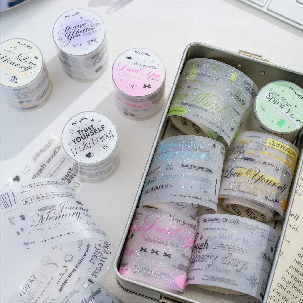 

[HARU] Romantic Operation Series Sticker Roll Journaling Kit Journal Scrapbook Masking Tape