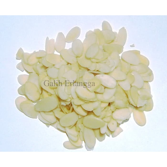 

nb Raw Almond Slice / Almond mentah 100gr - Tebal
