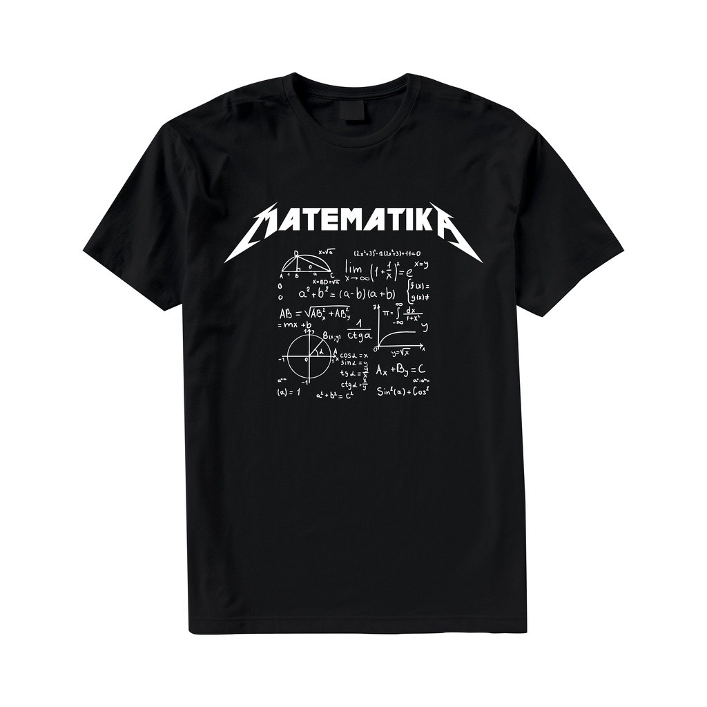 Toko Kaos - kaos matematika metallica  plesetan parodi
