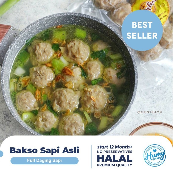 

BAKSO SUPER PREMIUM FULL SAPI GLUTEN FREE HOMEMADE HALAL no pengawet - MIX 10HLUS 6URT