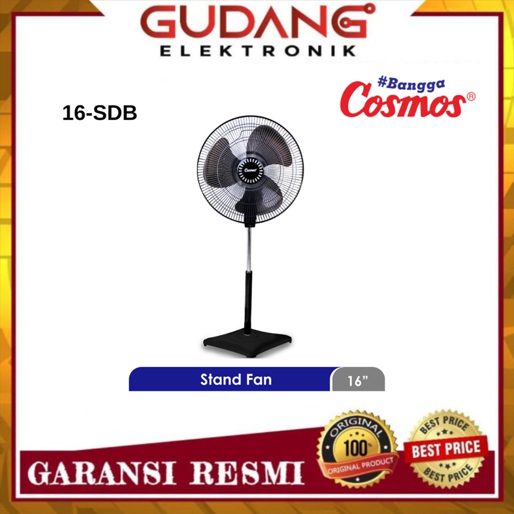 KIPAS ANGIN COSMOS 16-SDB STAND FAN 16 INCH COSMOS 16 SDB