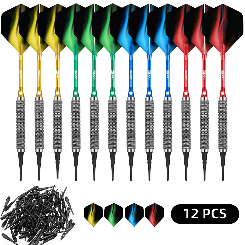 CyeeLife 14g Soft darts tip Aluminum rod Plastic darts tip High quality professional Family bar ente