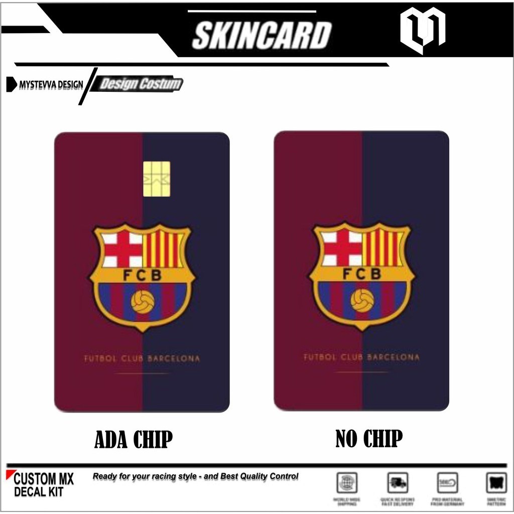 

STIKER PELINDUNG KARTU SKIN CARD ATM E-MONEY STICKER MOTIF BTS KPOP ANTI GORES KUAT TAHAN LAMA MOTIF CLUB SEPAK BOLA