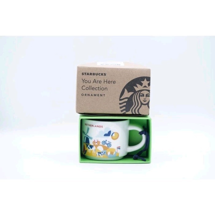 Starbucks Mug Gelas Netherland You Are Here Ornament 2oz Belanda Netherlands Amsterdam