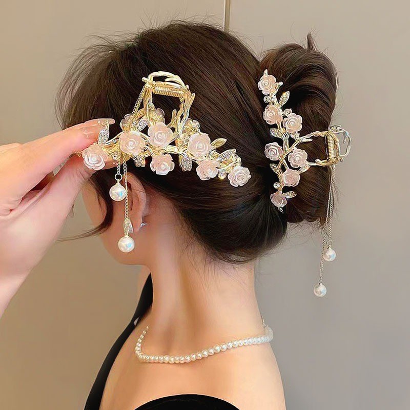 Jedai Besi KoreanJEPIT RAMBUT MUTIARA BAHAN ALLOY MODEL KOREA PREMIUM / JEPITAN JEDAI MUTIARA KOREA