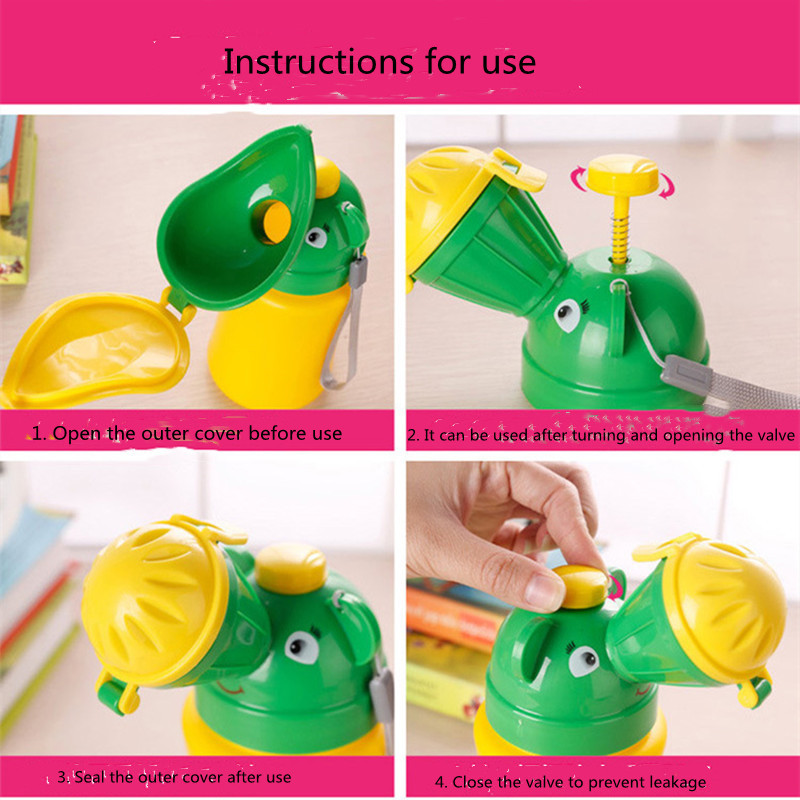 Portable baby urinals, leak-proof emergency toilets, suitable for camping cars and children's toilet